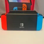 Boxed Nintendo Switch OLED Console - Mint Complete (Red/Blue)
