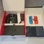 Boxed Nintendo Switch OLED Console - Mint Complete (Red/Blue)